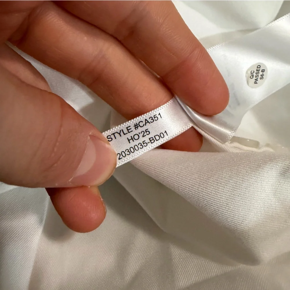 J crew white Slim Bowery performance stretch dress shirt with spread collar